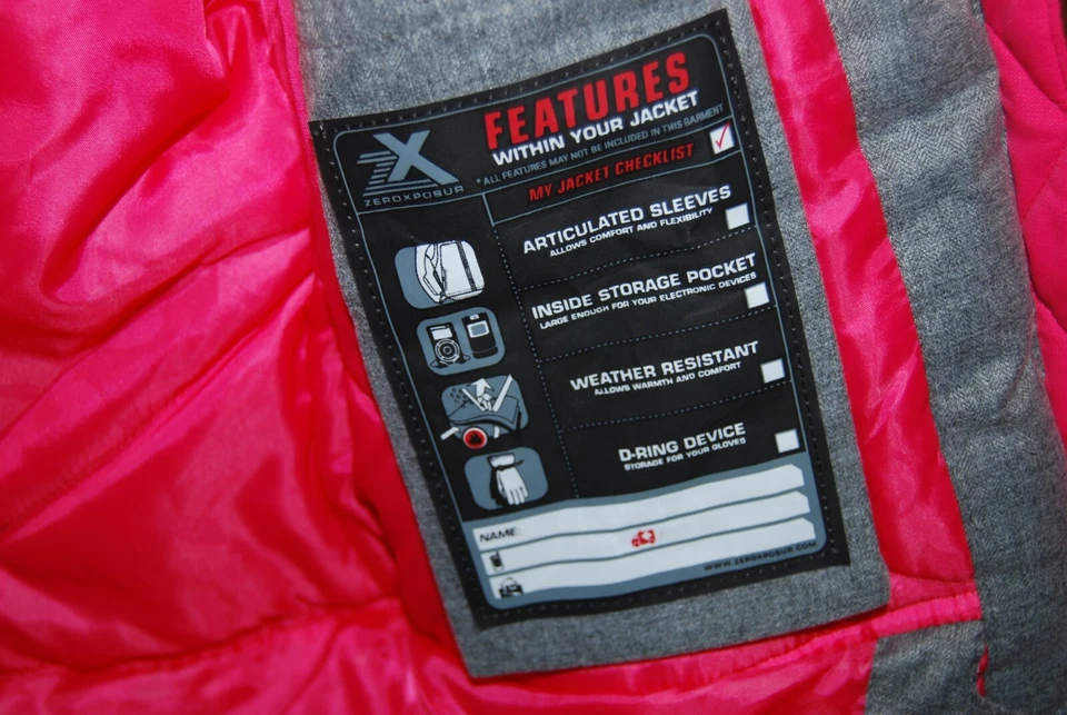 ZeroXposur Girls Hooded Ski Jacket Pink Size Large (14/16) New With Tags - Image 4 of 4