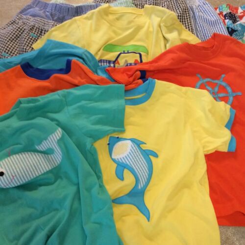 Kellys Kids Lot Of 6 Shirts And 5 Shorts All Sizes 10 To 12 Whales Mariner Theme
