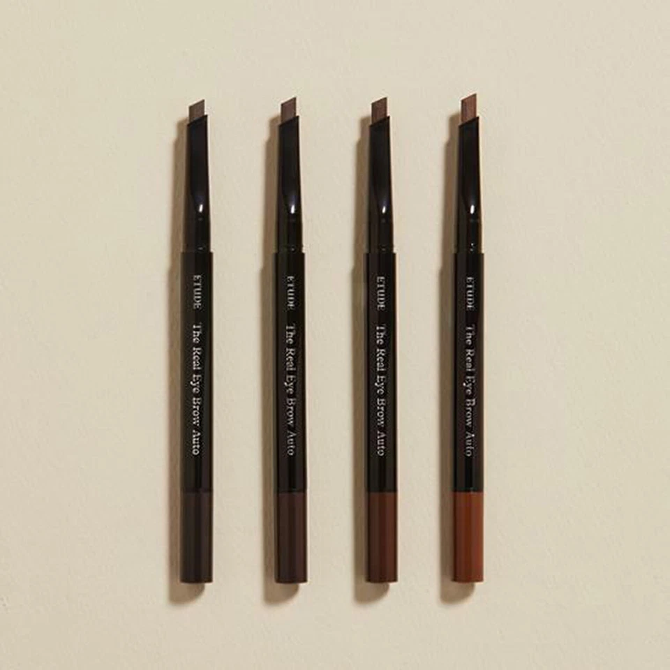ETUDE The Real Eye Brow Auto Pencil 0.3g +0.3g Refill JEYU Pick 4colors K-Beauty - Image 2 of 4