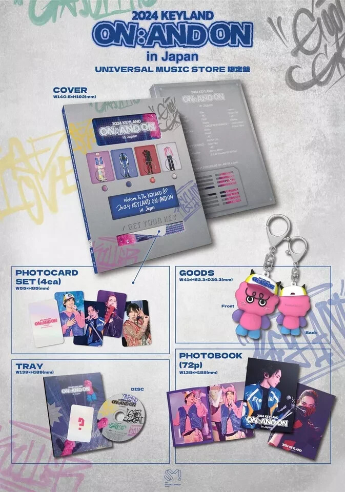 SHINee KEY 2024 KEYLAND ON AND ON in Japan UM Limited Blu