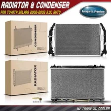 Radiator & AC Condenser Cooling Kit for Toyota Solara 2002-2003 3.0L Auto Trans.