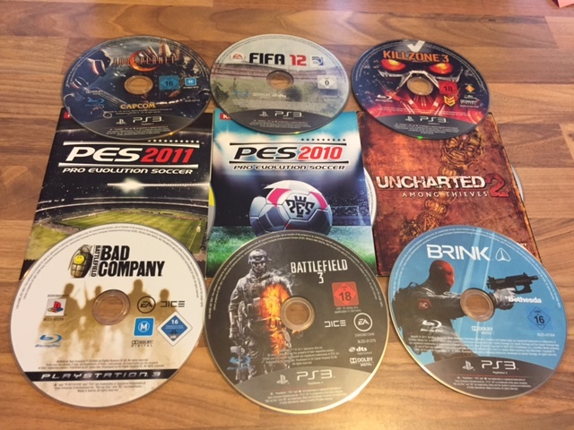 Jeux PS3 Occasion LOT De 9 Jeux PS3 En Loose (sans Boîtes) - Occasion, Certains Sans Notices Jeux Ps3 Lot