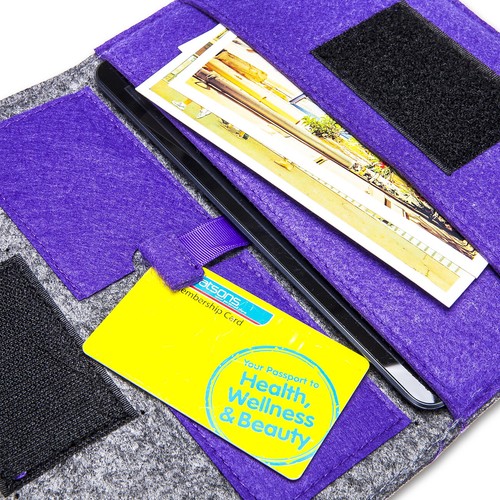Felt Fabric Sleeve Case Cover,iPad,Tablet,Documents 3 Pockets.6 Colors 2 Sizes - 第 34/38 張圖片