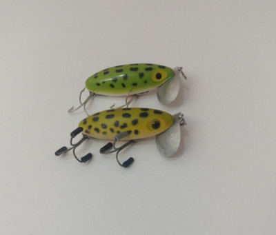 Heddon 4" Gilmore Hoodler, and a Fred Arbogast Jitterbug - AAA Auction