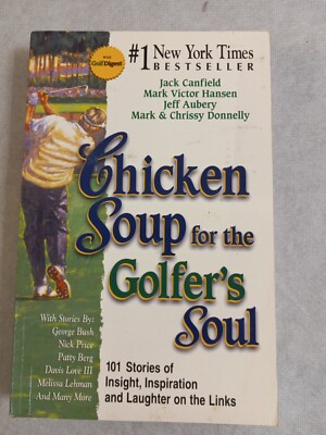 1999 CHICKEN SOUP EXPECTANT FOR GOLFERS SOUL Paperback Book by CANFIELD & HANSEN