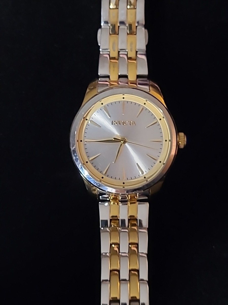 INVICTA FOR WOMEN BRAND NEW GOLD AND SILVER Invicta Wildflower Quartz Silver Dial Ladies Watch 48958  main image 3