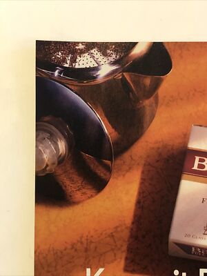 coffee flavored cigarettes 1998 Basic Full Flavor Cigarettes PRINT AD Brew Coffee - Keep It Basic VTG  1990s