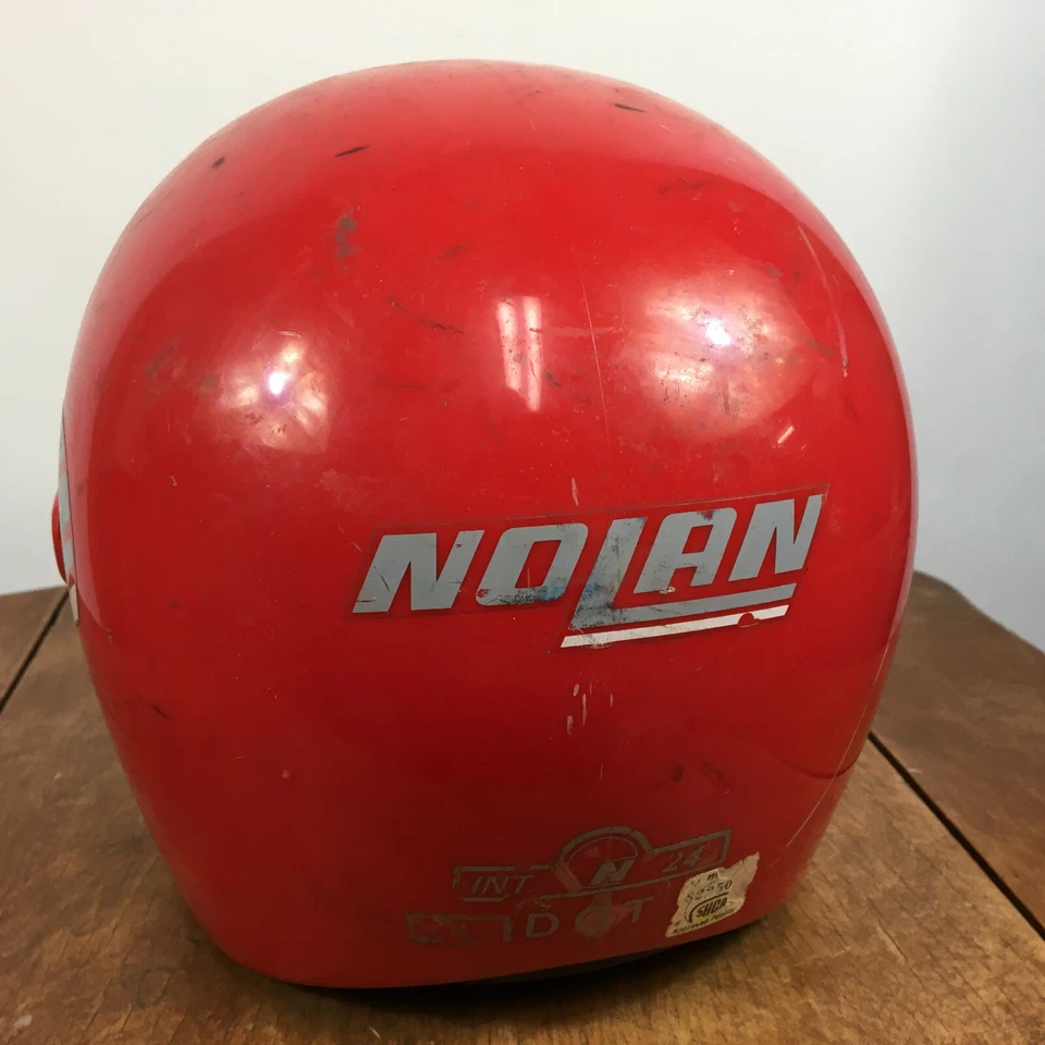 Casco de colección Nolan motocicleta F1 Fórmula 1 Enduro Motocross MX cara cerrada Foto 4 de 4