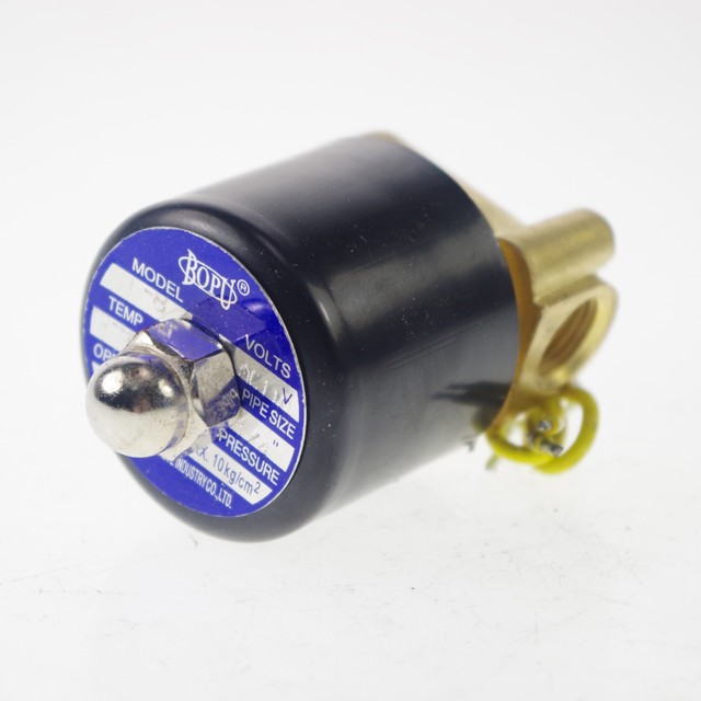 110VAC Methane Gas Fuel Propane 2 Ways NC Solenoid Valve 1/4" BSPP