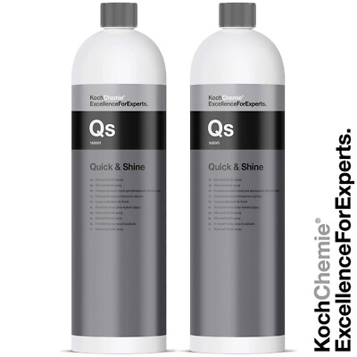 2x Koch Chemie Quick & Shine QS Quick Allround-Finish-Spray Lack Finish 1L