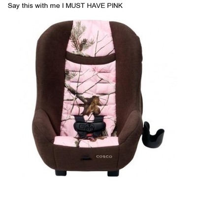 pink camo car seat stroller combo