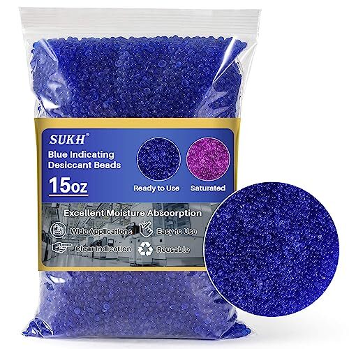 Silica Desiccant Beads 430G Indicating Silica Gel Beads Drying 1LB