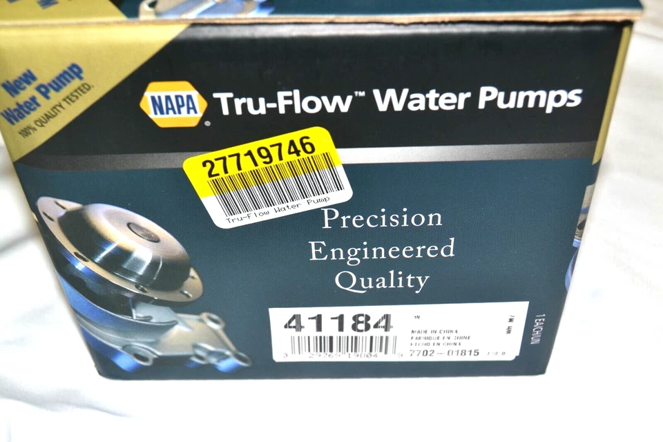 Nueva bomba de agua Napa 41184 Tru-Flow para Acura MDX 03-18 Honda Accord 03-17 Foto 4 de 4