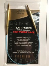 addi Turbo  LACE Circular Knitting Needles Skacel US 10.5 6.5mm 16 inch 40cm