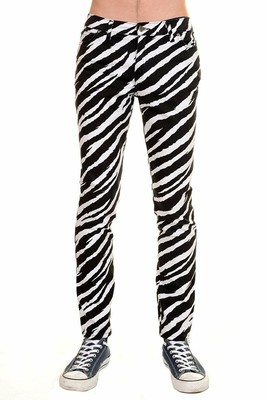 Run \u0026 Fly Mens Black White Zebra 