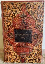 Faux Book Storage Box Distressed Decorative 6.5" x 10" x 2" Magnetic Closure