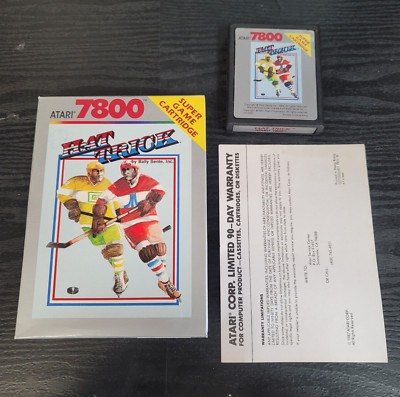 Hat Trick for Atari 7800 In Box IB Great Shape Tested