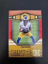 2022 Donruss Champ is Here Red #6 Cam Akers - Los Angeles Rams