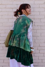 Rare Bird Funky Hippie Bohemia Velvet Vest