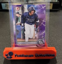 2022 Bowman Draft Paper Base Purple #BD-40 Willy Vasquez /250 - Tampa Bay Rays!