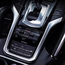 Car Gear Shift Panel Cover Trim Accessories For 2011-2017 Porsche Cayenne