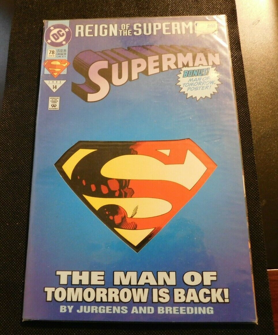 93·94年DCコミック“Superman”7冊セット　コミック 93·94年DCコミック“Superman”7冊セット コミック SUPERMAN #93