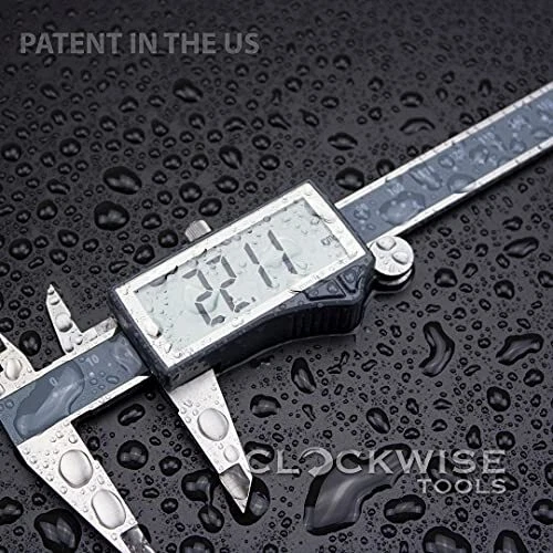 Clockwise Tools DCLR-0605 Electronic Digital Caliper Inch/Metric/Fractions Co... - Image 4 of 4