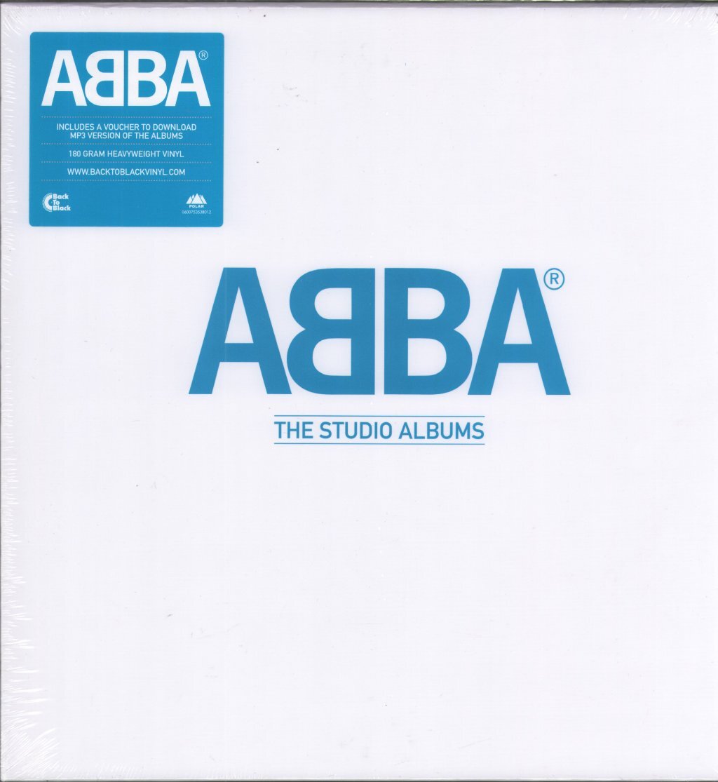 ABBA STUDIO ALBUMS LP VINYL SET 8 LP box set still sealed. info sticker on shrin