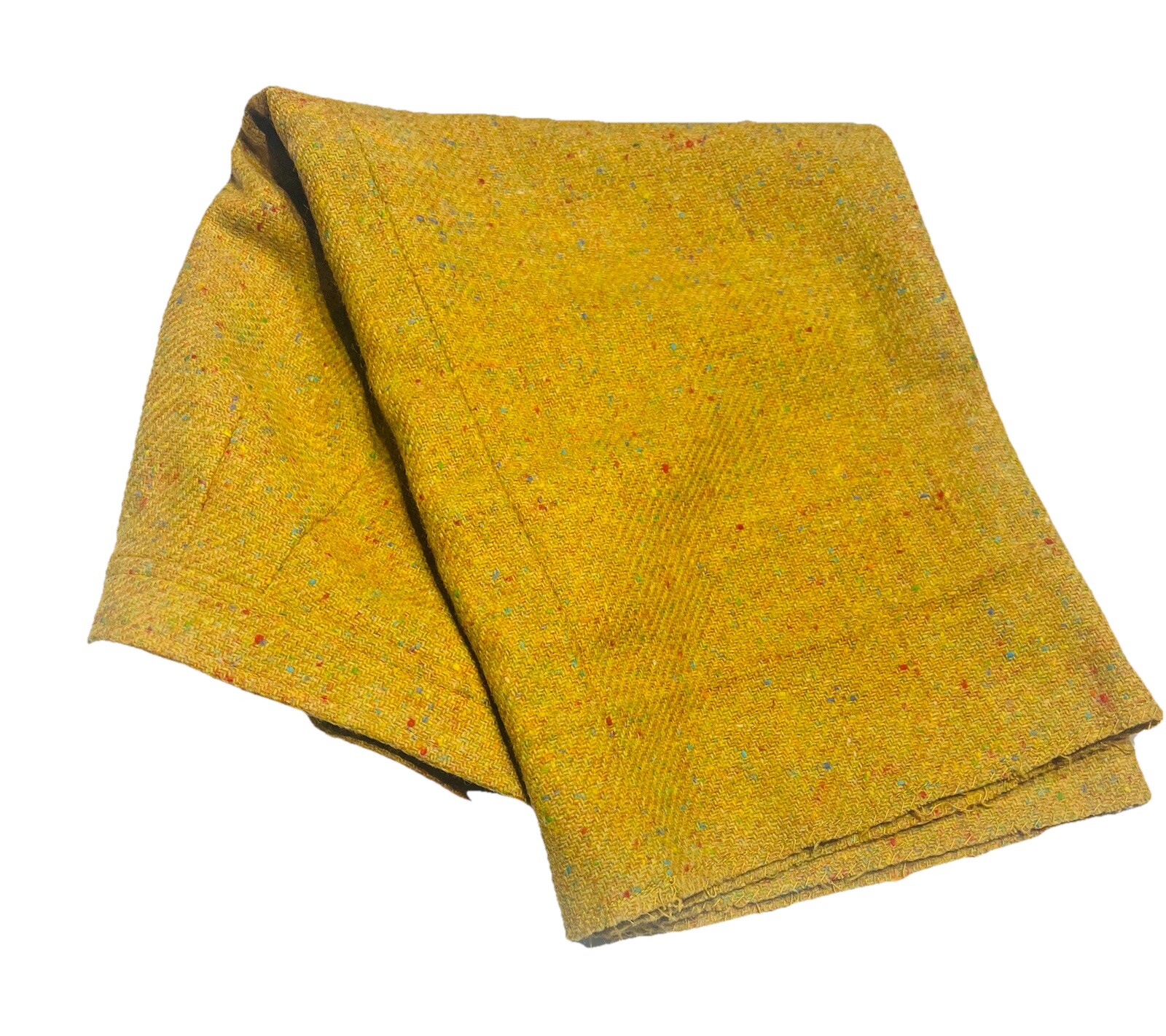 Gonna a matita vintage Yves Saint Laurent Rive Gauche verde giallo lana