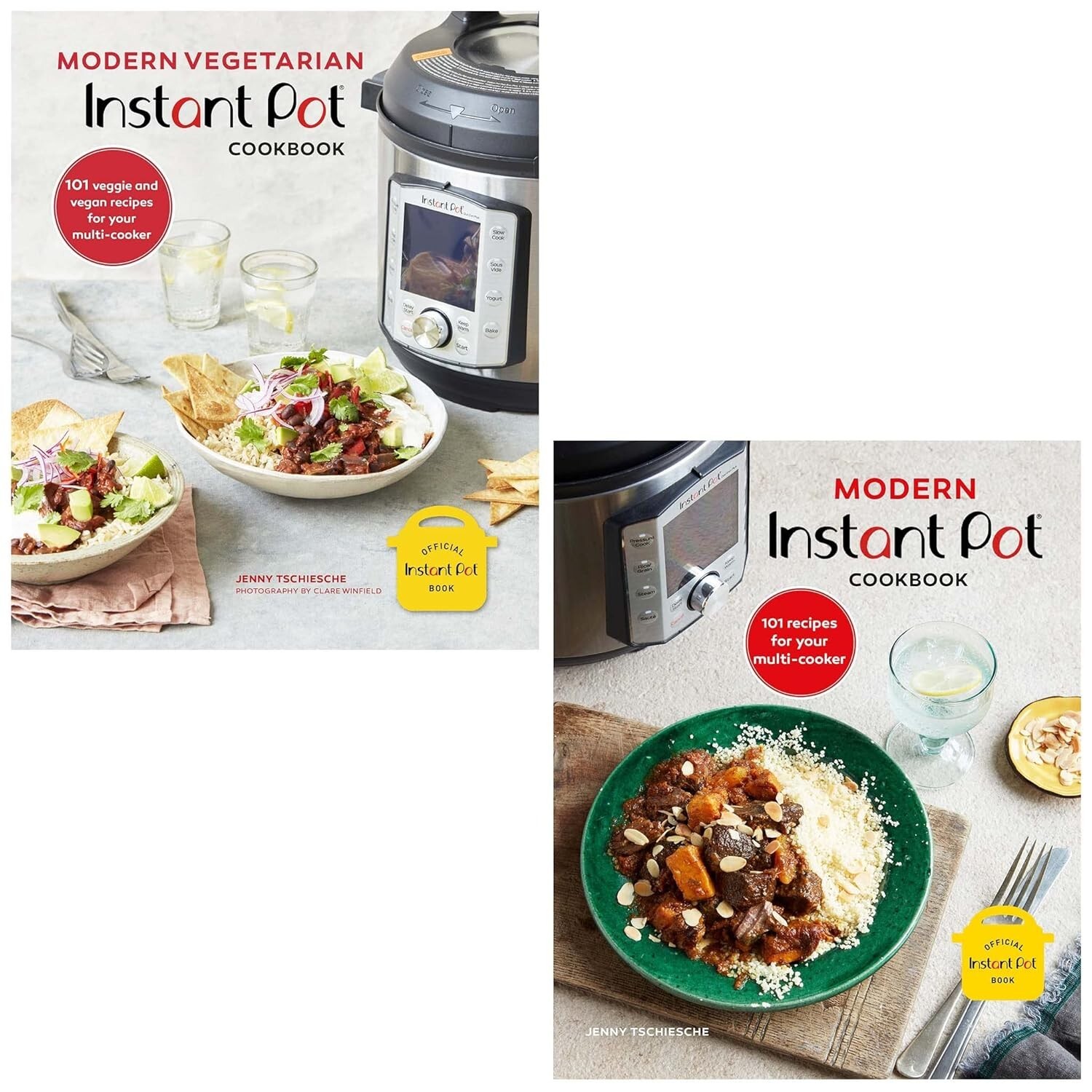 B&Q - Modern Instant Pot Cookbook & Vegetarian Instant Pot 2 Book Set By Jenny Tschiesche - Image 5
