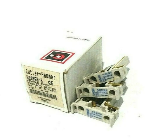 3 NEW CUTLER HAMMER H2009B-3 HEATER PACK H2009B3