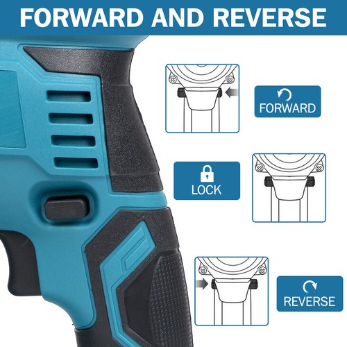 For 18V Makita battery Brushless Cordless Rotary SDS Hammer Impact Drill Body - Picture 8 of 21