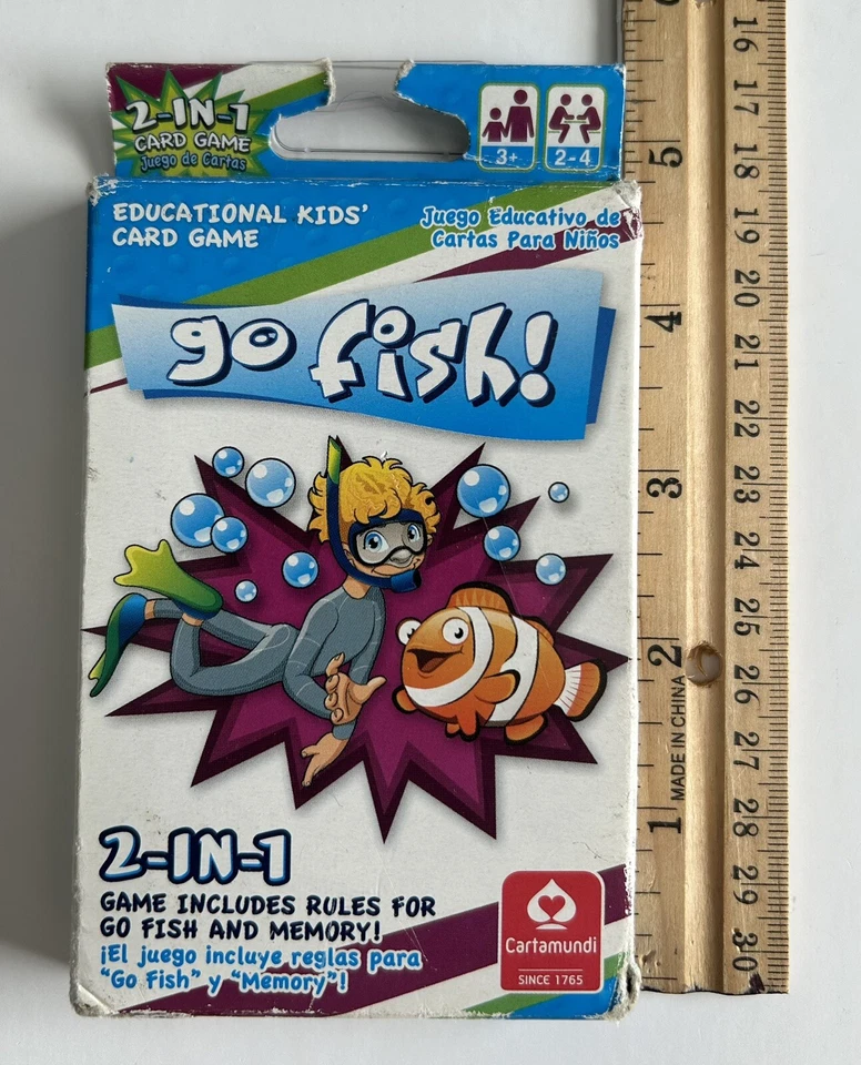 Go Fish & Memory Matching Card Games Educational Kids - Gift Idea - New *Read - Image 3 of 3