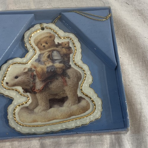 Cherished Teddies Christmas Ornament Hillman 1998 new in box lot of 6 - Picture 5 of 11