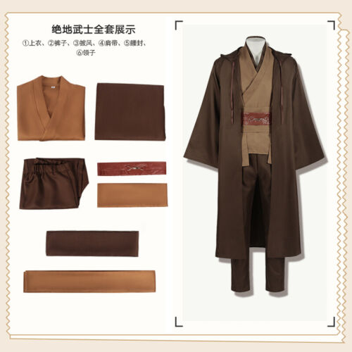 Star Wars Jedi-Ritter Sith Darth Vader Cosplay Kostüm Umhang Set Halloween Outfit - Bild 2 von 26
