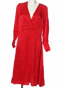 H\u0026M Vestido a media pierna rojo look casual Mujeres Talla EU 38 | eBay