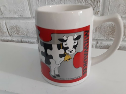 Vintage Milwaukee Cow Puzzle Mug 1987 - Picture 4 of 7