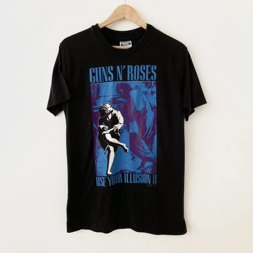 Guns N Roses "Use Your Illusion" Vintage Tour Band Rock 1990s vintage concert t-shirt, vintage, single stitch, B+ condition