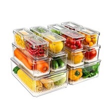 14 Pack Fridge Organizers and Storage - Refrigerator Organizer Bins... Fast Ship