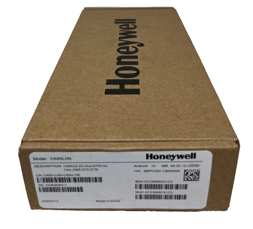 HONEYWELL CK65L0N  CK65, 2D, SR, SCHERMO 4'', NUM., BT, WLAN, ANDORID, GMS - Foto 1 di 5