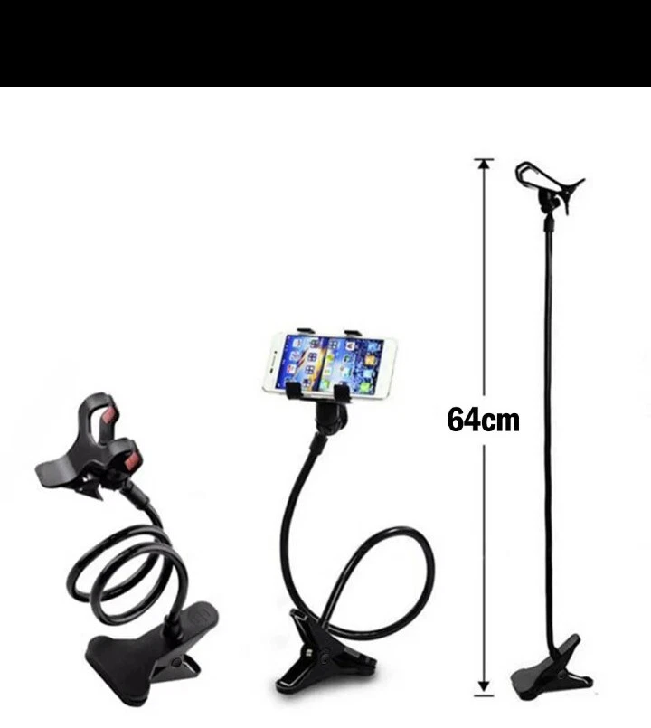 Flexible Goose Neck Long Lazy Arm Bedside Desk Tablet Phone Mount Holder Stand - Image 3 of 4