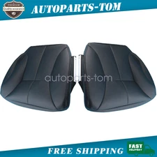 For 1998 1999 2000 2001 2002 Dodge Ram Driver Passenger Bottom Seat Cover Black