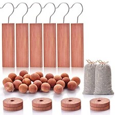 Homode Cedar Blocks for Clothes Storage Ceder Wood Chips and Balls for Closets