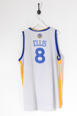 Maillot De Basket Vintage ADIDAS Golden State Warriors NBA Blanc