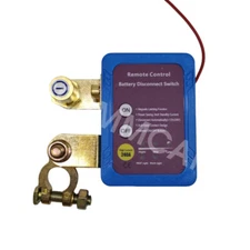 Wireless 12V Dual Remote Battery Disconnect Relay Kill Switch Car Accessories