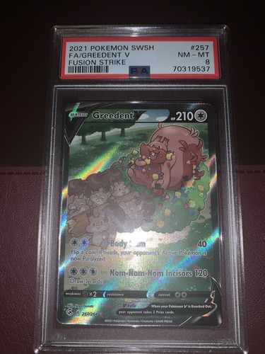 Greedent V graded PSA 8 for sale on eBay