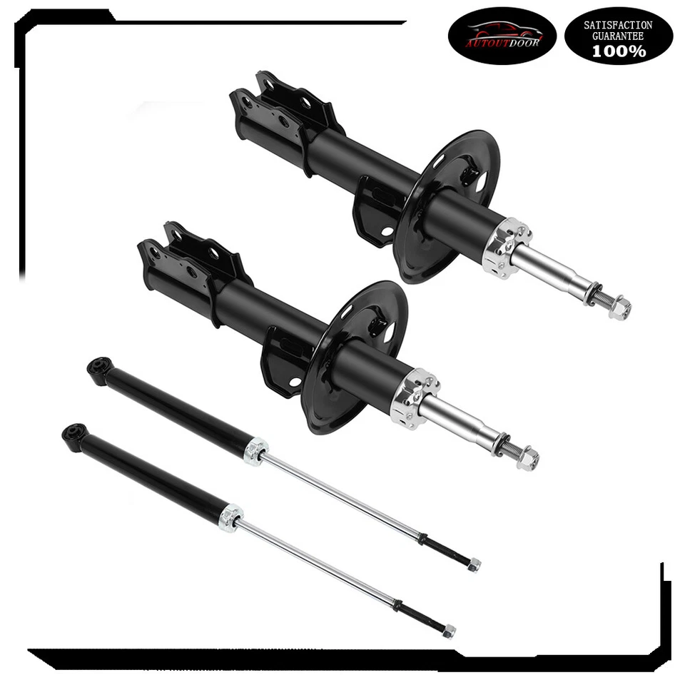 Conjunto completo de 4 apoios de suspensão amortecedores para Toyota Yaris 2006-2015 1.5L L4 - Imagem 4 de 4