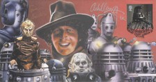 TOM BAKER & CHRIS ACHILLEOS - Doctor Who GENUINE AUTOGRAPHED COVER TOM BAKER & CHRIS ACHILLEOS - Doctor Who GENUINE AUTOGRAPHED COVER