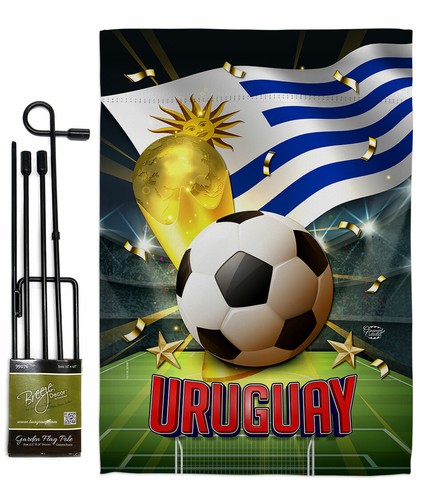WM Uruguay Garten Flagge Sport Fußball Deko Geschenk Hof Haus Banner - Bild 7 von 19