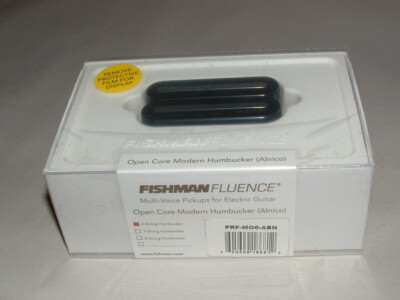 Fishman Fluence PRF-M06-ABN Open Core 6 String Alnico Black/Nickel Blades
